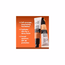 e.l.f. Hydrating Camo CC Cream, Colour Correcting Full Coverage Foundation For A Dewy Finish With SPF 30, Vegan & Cruelty-Free, Fair 100W