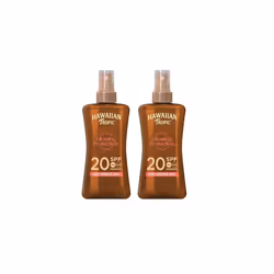Hawaiian Tropic SPF 20 Dry Oil Spray, Coconut, 2x200ml
