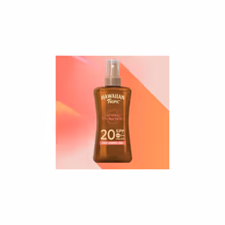 Hawaiian Tropic SPF 20 Dry Oil Spray, Coconut, 2x200ml