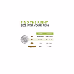 Fluval Bug Bites fish food, with insect larvae, for bottom-eating fish, sinking granulate, 1.4-2mm, 45g