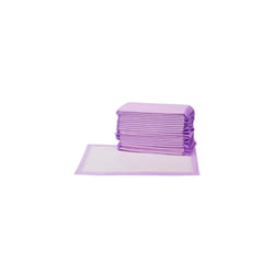 Amazon Basics 20-Pack Disposable Cat Litter Tray Liners with Quick-dry Surface, Fresh Scent, Purple