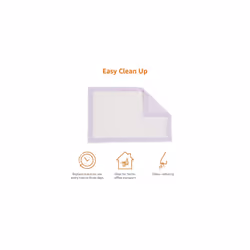 Amazon Basics 20-Pack Disposable Cat Litter Tray Liners with Quick-dry Surface, Fresh Scent, Purple