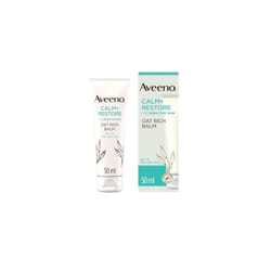 Aveeno Calm+Restore Rich Oat Balm, 50ml, 24-Hour Hydration