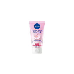 NIVEA Gentle Face Cream Wash - 150ml - Almond Oil - For Dry/Sensitive Skin