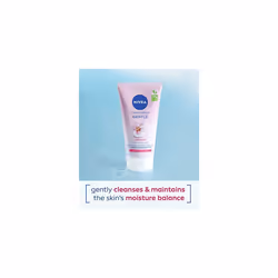 NIVEA Gentle Face Cream Wash - 150ml - Almond Oil - For Dry/Sensitive Skin