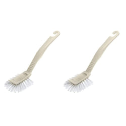 Addis Jumbo Washing Up Dish Brush, Linen (Pack of 2)