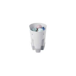 Shnuggle Ellie Bath Toy Storage Scoop | Baby & Toddler Bath Toy Drying Caddy with Drip Tray - Grey