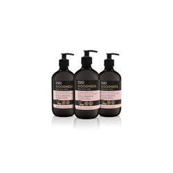 Baylis & Harding Goodness Rose & Geranium Natural Hand Wash, 500 ml (Pack of 3) - Vegan Friendly