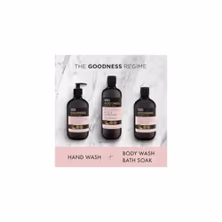 Baylis & Harding Goodness Rose & Geranium Natural Hand Wash, 500 ml (Pack of 3) - Vegan Friendly