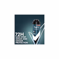 Sure Men Invisible Ice Fresh Nonstop Protection Anti-perspirant Deodorant Aerosol 150 ml