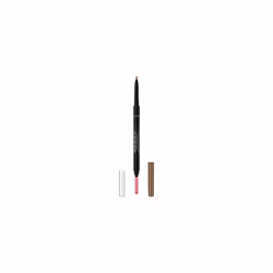 Rimmel London Brow Pro Micro Ultra-Fine Precision Pencil & Brush, Natural-looking Defined Brows, Blonde, 0.03 g