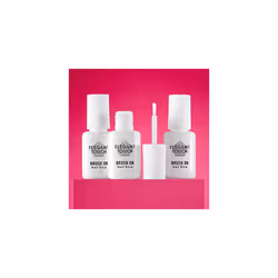Elegant Touch Brush On Nail Glue Clear 6ml (Packaging may vary)