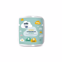Silentnight Safe Nights Cot Bed Duvet 4 Tog, Anti Allergy, 150x120cm