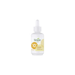 Simple 10% Vitamin C + E + F Booster Serum, Vitamin C serum for Face, Suitable for all Skin Types for Youthful, Glowing Skin 30 ml