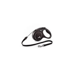 flexi New Classic Retractable Lead Cord, Medium, Black