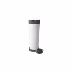 Tommee Tippee Twist and Click XL Nappy Bin, White, with x1 Refill Cassette, Odour and Germ Protection, Antibacterial Film, 10 ...
