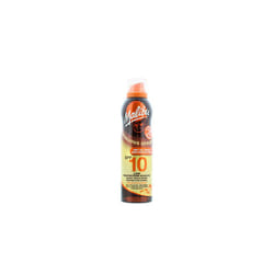 Malibu Sun SPF 10 Continuous Dry Oil Spray for Tanning with Shea Butter Extract, Low Protection, Water Resistant, 175ml