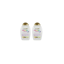 OGX Coconut Miracle Oil Conditioner for Damaged Hair, 385 ml (Pack of 2)