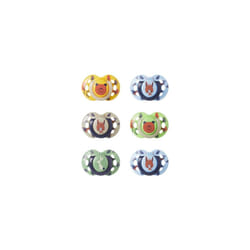 Tommee Tippee Anytime Dummies, 6-18 months, 6 pack of symmetrical, BPA free Dummiess