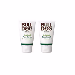 BULLDOG SKINCARE - Original Face Scrub For Men Exfoliating Almond Shell Scrub 125 ml (Pack of 2)