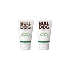 BULLDOG SKINCARE - Original Face Scrub For Men Exfoliating Almond Shell Scrub 125 ml (Pack of 2)