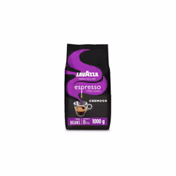 Lavazza Espresso Cremoso, 100% Arabica Medium Roast Coffee Beans, 1kg Pack
