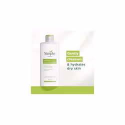 Simple Kind to Skin Purifying Cleansing Lotion Cleanser for Sensitive Skin Gently Removes Makeup and Impurities 200 ml