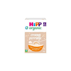 HiPP Organic Creamy Porridge Baby Cereal 6 plus Months (4 X 160g)