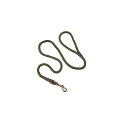 Ancol Heritage Nylon Rope Lead Green 1.07m X10mm Sz 1-3
