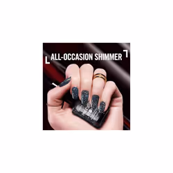 Rimmel London Glitter Nail Polish Top Coat, Diamond Dust, 8 ml