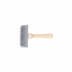 Ancol Heritage Wood Handle Soft Slicker Brush Large
