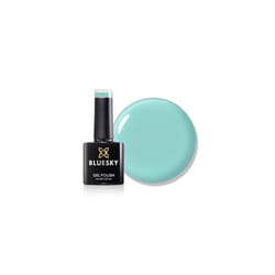 Bluesky Gel Nail Polish 10ml, Lake Blue - SS2512, Blue Gel Nail Polish for 21 Day Manicure, Requires Curing Under LED UV Nail Lamp