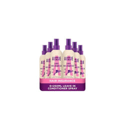 Aussie Miracle Hair Insurance Conditioner Detangler Spray, 6 x 250ml
