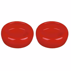 Trixie Ceramic Bowl with Rounded Pouring Rim for Hamster, 100 ml, 1 piece (Assorted Colors) (Pack of 2)