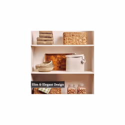Premier Housewares Adore Pets Lucky Dog Food Storage Bin with Spoon, 6.5 L - Natural