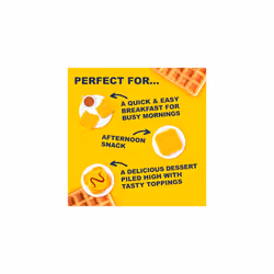 McVitie's Toasting Waffles Multipack 8 x 28 g, 8 Waffles in One Pack, 222 g Total