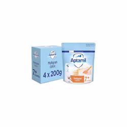 Aptamil Multigrain Porridge Baby Food Cereal, 7+ Months, 200g (Pack of 4)