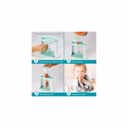 Infantino Squeeze Pouches for Homemade Baby Food, 100 Grams (25 Pack)