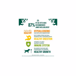James Wellbeloved Grain Free Puppy Dog Food with Turkey in Gravy Pouch 12 x 90 g