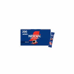 NESCAFÃ Original Decaf Instant Coffee Sachets - 200 x 1.8g Sticks