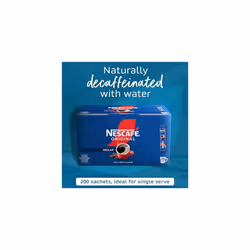 NESCAFÃ Original Decaf Instant Coffee Sachets - 200 x 1.8g Sticks