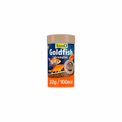 Tetra Goldfish Fish Food Granules, Complete Fish Food for All Smaller Goldfish, 32 g