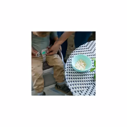 Ingenuity SmartClean Booster Seat, Slate, Easy Clean, 16mo+