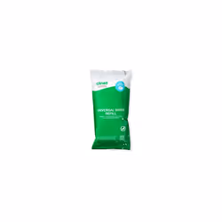 Clinell Universal Wipes - Disinfectant - 100 Refill - Kills 99.99% Germs