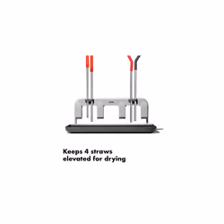 OXO Good Grips Aluminium Frame Bottle Drying Rack, Cool Grey