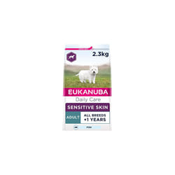 Eukanuba Sensitive Skin Hypoallergenic Complete Dry Dog Food for Adult Dogs with Fish 2.3 kg