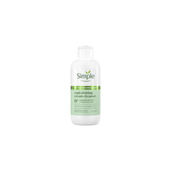 Simple Replenishing Cream Cleanser Face Cleanser Suitable for even the Most Sensitive Skin with 11% Ceramide Boosters and Hyaluronic Acid 230 ml