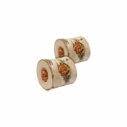 Rosewood Naturals Nibble Woodroll with Carrot, Small Animal Toy, 2 Pack