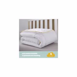 Silentnight Safe Nights Cot Bed Duvet and Pillow Set - Anti Allergy 4 Tog