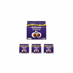Cadbury Dairy Milk Buttons Chocolate Bag, Creamy Taste, Sharing Size, 330g (Pack of 4)